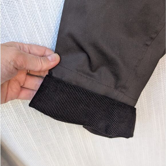 J.Crew Brown Long Barn Cotton Classic Trench Coat Jacket, size L - Picture 6 of 13